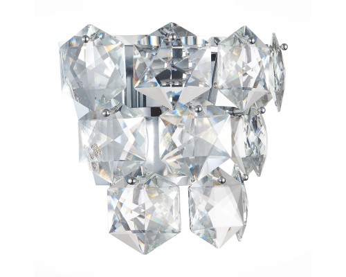 SL1631.101.01 Бра ST-Luce Хром/Прозрачный E14 1*40W VITERBO