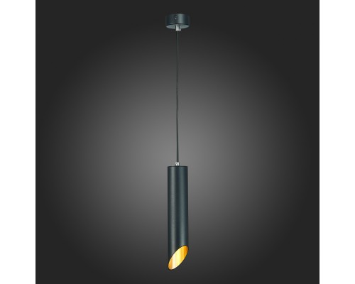 ST152.403.01 Светильник подвесной Черный GU10 1*50W  IP20 D60xH300 220V Без ламп Подвесные светильники