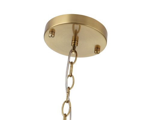 SL1403.303.06 Люстра подвесная ST-Luce Латунь/Прозрачный E27*6 40W ОПАЛ