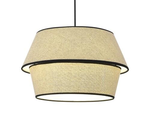 SL1354.413.01 Светильник подвесной ST-Luce Черный/Бежевый, Черный E27 1*40W ДЖЕККИ