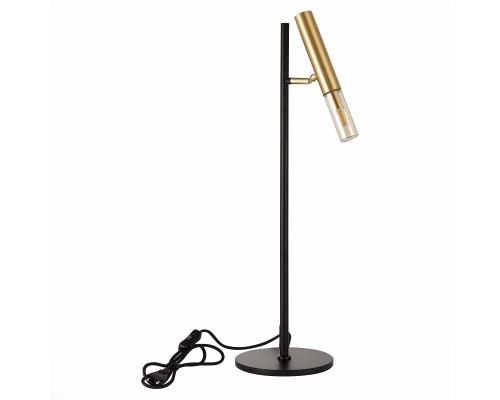 SL1236.404.01 Прикроватная лампа ST-Luce Черный/Коньячный, Золотистый G9 1*5W ECLIP