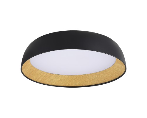 SLE1812-402-01 Светильник потолочный Черный, Древесный/белая LED 1*36W 4000K MUSE