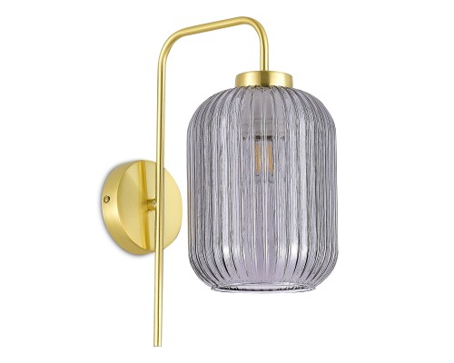 SL1154.321.01 Бра ST-Luce Латунь/Дымчатый E27 1*60W GRAN