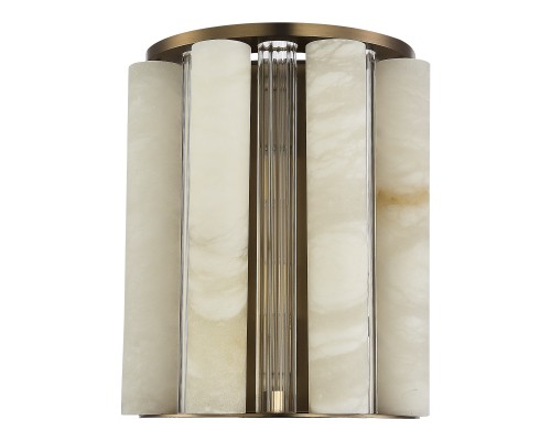 SL1516.301.02 Светильник настенный ST-Luce Бронза, Прозрачный/Белый алебастр G9 2*5W ДИЛАЙТ