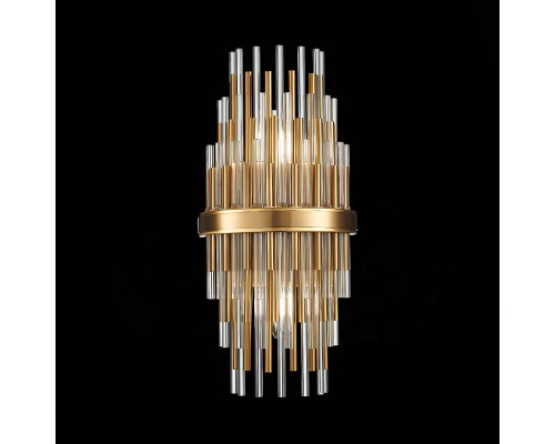 SL1628.301.02 Бра ST-Luce Латунь/Прозрачный, Латунь E14 2*40W TERAMO