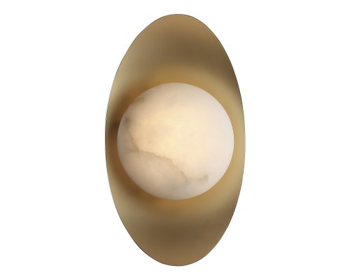 SL6229.201.01 Светильник настенный ST-Luce Золотистый/Алебастр LED 1*7W 3000K ПЕРИАЛ