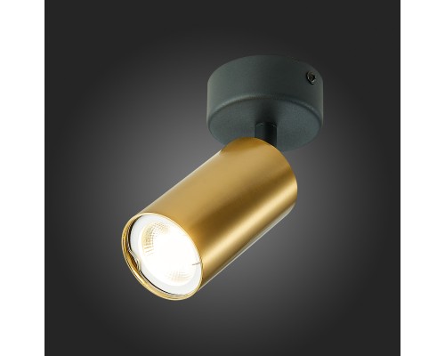 ST303.202.01 Потолочный светильник Золотистый GU10 1*50W  IP20 D70xH168 220V Без ламп Накладные светильники