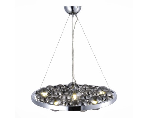 SL1510.103.06 Люстра подвесная ST-Luce Хром/Дымчатый G9 6*5W OLMI