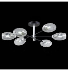 SLE155512-06 Светильник потолочный Черный, Хром/Дымчатый E14 6*40W GLOA