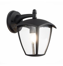 SL081.411.01 Светильник уличный настенный ST-Luce Черный/Черный, Прозрачный E27 1*40W SIVINO