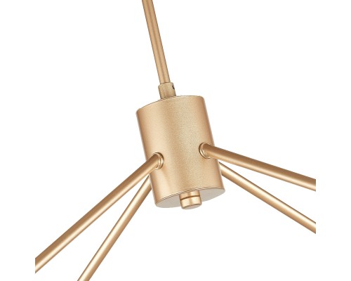 SLE155902-08 Светильник потолочный Золотистый/Белый E14 8*40W MARIO