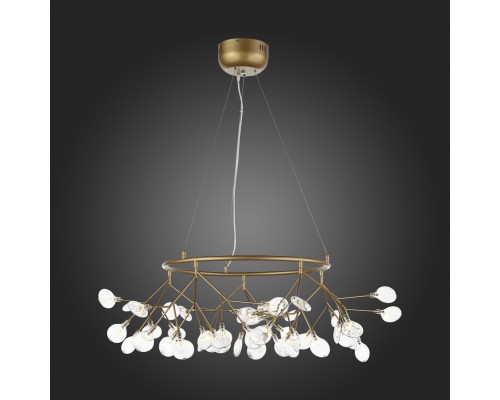 SL411.233.45 Люстра подвесная ST-Luce Золотистый/Прозрачный G4 45*1,5W RICCARDO