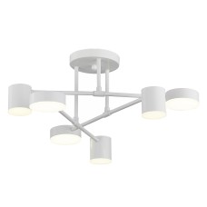 SLE201052-06 Светильник потолочный Белый/Белый LED 6*7W 4000K НОБЕЛЬ