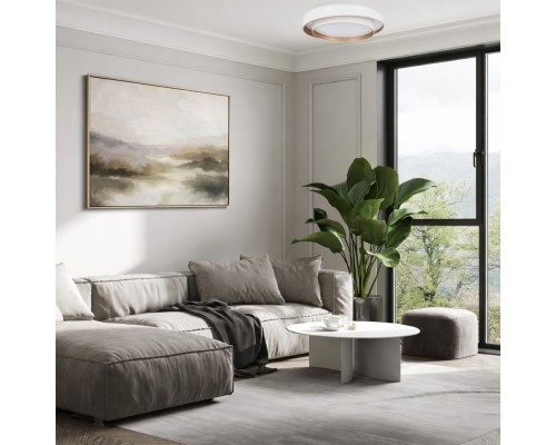 SLE6009-502-01 Светильник потолочный Белый/Белый LED 1*50W 3000K/4000K/6000K CROSBY