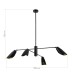 SLE1254-403-04 Светильник подвесной Черный/Черный E14 4*60W ALTON