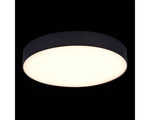 ST606.432.48 Светильник потолочный Черный LED 1*48W 3000K 4 320Lm Ra>85 120° IP20 D400xH55 185-265V Накладные светильники