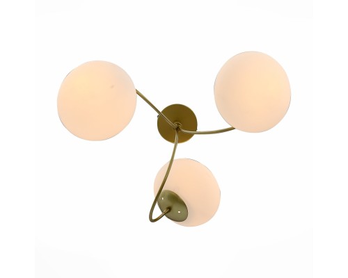 SL717.202.03 Светильник потолочный Золото/Белый E27 3*40W ACINI