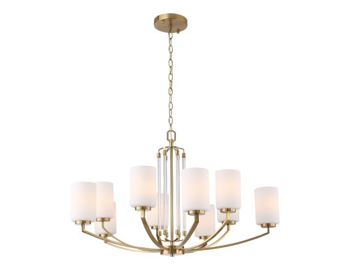 SL1403.303.10 Люстра подвесная ST-Luce Латунь/Прозрачный E27*10 40W ОПАЛ