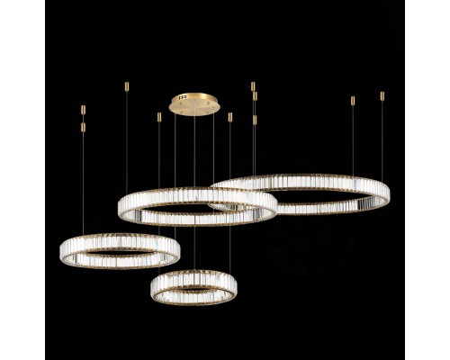 SL1622.303.04 Люстра подвесная ST-Luce Латунь/Прозрачный LED 1*190W 4000K TIVOLI