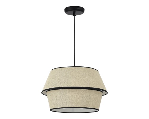 SL1354.413.01 Светильник подвесной ST-Luce Черный/Бежевый, Черный E27 1*40W ДЖЕККИ