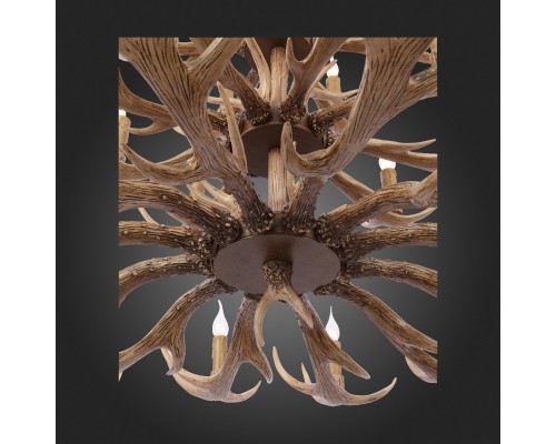 SL153.703.27 Люстра подвесная ST-Luce Светло-коричневый E14 27*40W (из 3-х коробок) RENNA