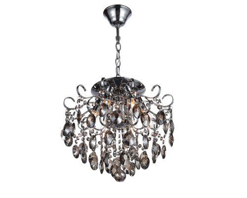 SL846.102.06 Люстра подвесная ST-Luce Темный хром/Тонированный черный E14 6*40W ОРЕЧИНИ