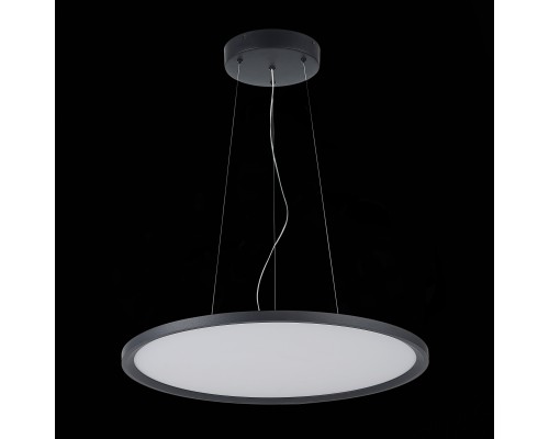 ST602.443.56 Светильник подвесной Черный LED 1*56W 4000K 5 040Lm Ra>80 120 IP20 D600xH36 185-265V Подвесные светильники