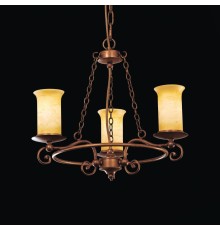 SL122.303.03 Светильник подвесной Коричневый/Янтарный E14 3*60W ANCORA