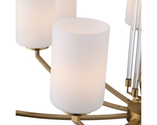 SL1403.303.10 Люстра подвесная ST-Luce Латунь/Прозрачный E27*10 40W ОПАЛ