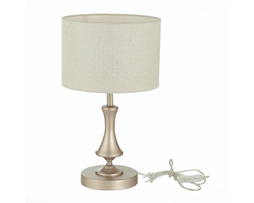 SLE107704-01 Прикроватная лампа Шампань/Светло-бежевый E14 1*40W ELIDA