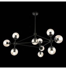 SLE154903-10 Светильник потолочный Черный/Янтарный E27 10*40W LACOTTA