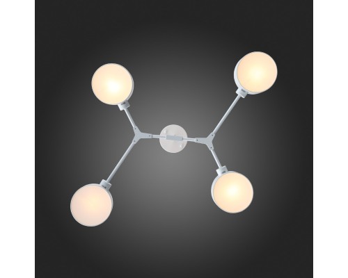 SLE183502-04 Светильник потолочный Белый/Белый E14 4*60W GIMENTO