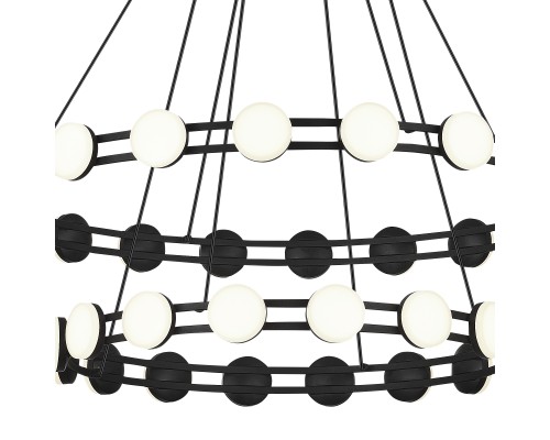 SL6610.403.36 Светильник подвесной ST-Luce черный/белый LED 1*70W 4000K MONRO