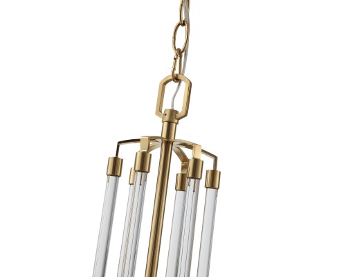SL1403.303.05 Люстра подвесная ST-Luce Латунь/Прозрачный E27*5 40W ОПАЛ