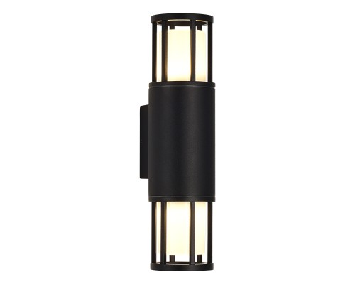 SL9017.401.02 Светильник уличный настенный ST-Luce черный/черный GU10 2*15W MESA