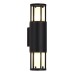 SL9017.401.02 Светильник уличный настенный ST-Luce черный/черный GU10 2*15W MESA