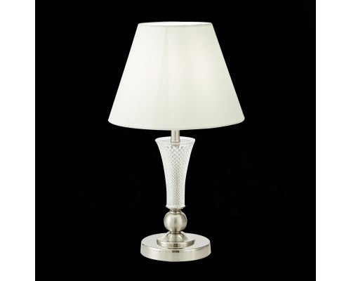 SLE105504-01 Прикроватная лампа Никель/Белый E14 1*40W REIMO