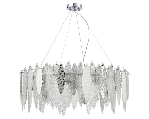 SL1224.103.10 Люстра подвесная ST-Luce Хром/Прозрачный, Белый E14 10*60W LASTRA