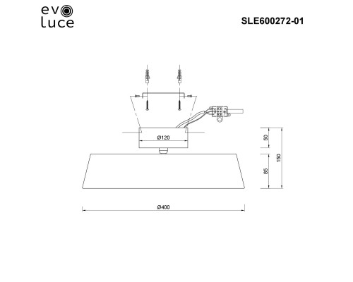 SLE600272-01 Светильник потолочный Серый/Белый LED 1*30W 3000K VIGO