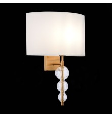 SLE105711-01 Светильник настенный Латунь, Прозрачный/Белый E14 1*40W RAMER