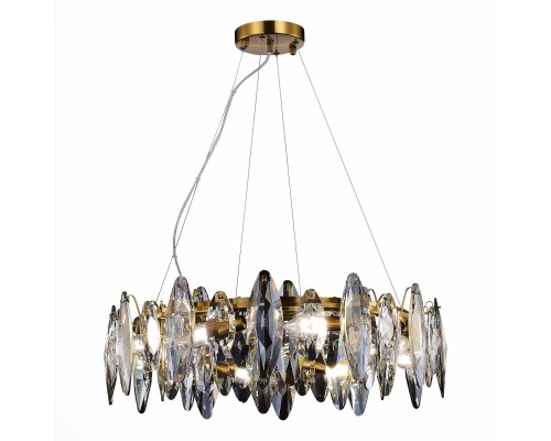 SL1227.303.08 Люстра подвесная ST-Luce Латунь/Прозрачный E14 8*40W АНКОНА