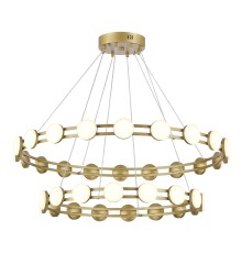 SL6610.203.36 Светильник подвесной ST-Luce золотистый/белый LED 1*70W 4000K MONRO