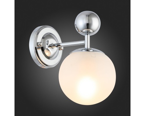 SLE106101-01 Светильник настенный Хром/Белый E27 1*60W PECHIO