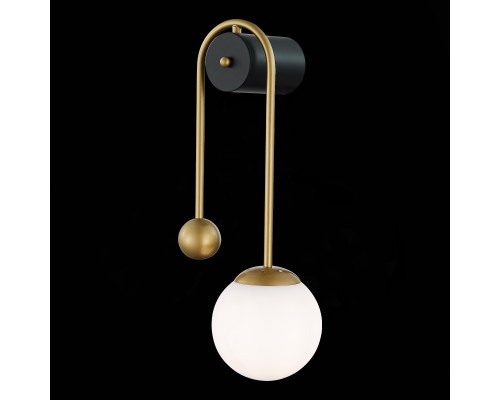 SL1202.201.01 Светильник настенный ST-Luce Золотистый/Золотистый, Белый E27 1*40W ADIGE