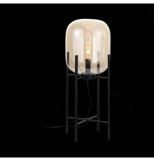 SL1050.515.01 Торшер ST-Luce Черный/Коньячный E27 1*40W (из 2-х коробок) BURASCA