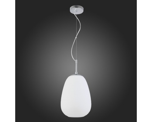 SL1168.113.01 Подвес ST-Luce Хром/Белый E27 1*40W CESARE