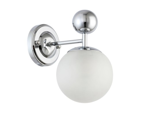 SLE106101-01 Светильник настенный Хром/Белый E27 1*60W PECHIO