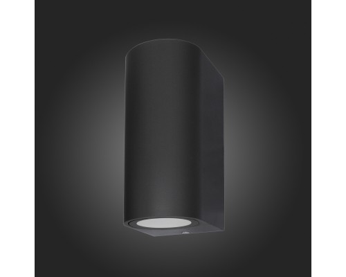 SL9001.401.02 Светильник уличный настенный ST-Luce Черный/ GU10 2*35W BORGO