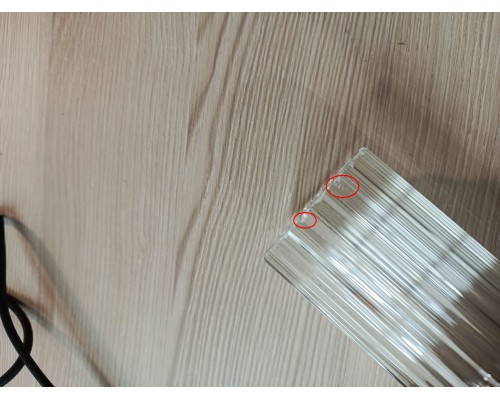 utsenka-SL6224.401.01 Светильник настенный ST-Luce Черный/Прозрачный LED 1*8W 4000K BAMBOO