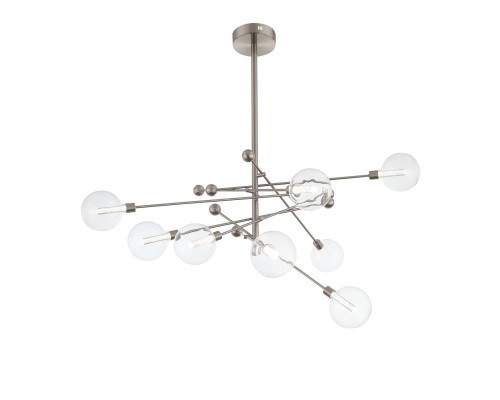 SL377.342.08 Люстра потолочная ST-Luce Никель/Прозрачный LED 8*4,5W 4000K GIACIO